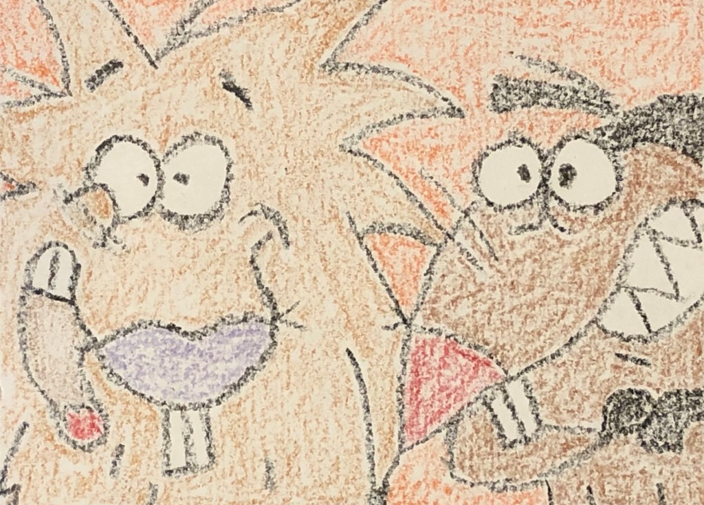 nobert and daggett the angry beavers