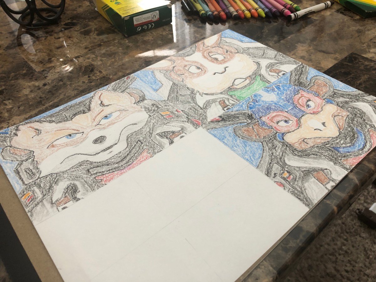 Crayon Art #10: Star&nbsp;Fox