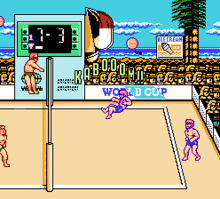 super spike volleyball vball nes nintendo