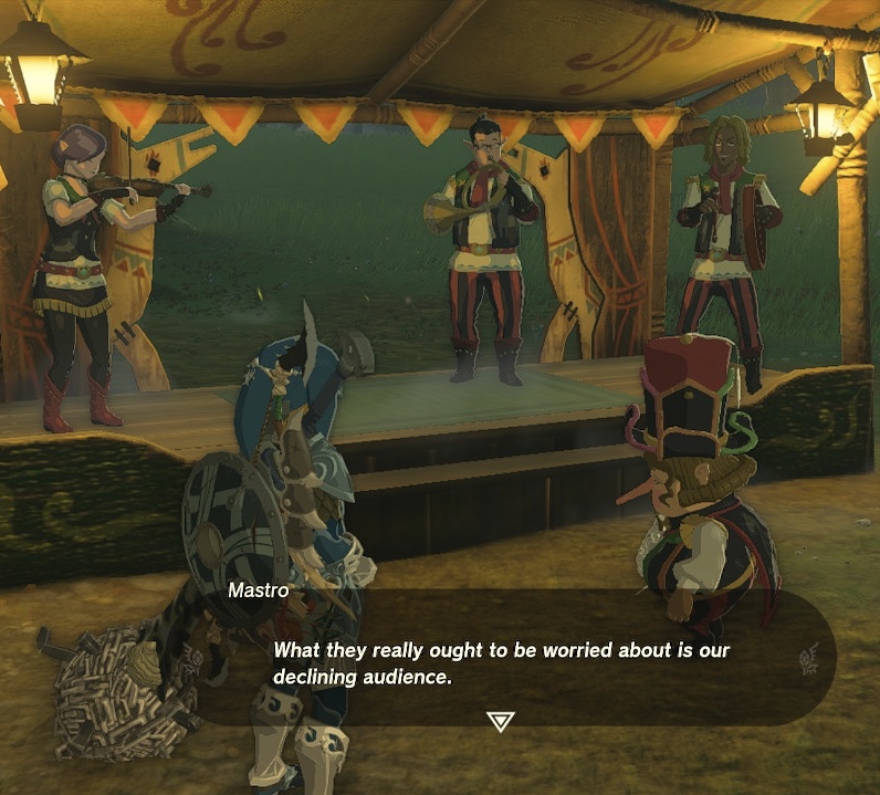 zelda musicians troupe