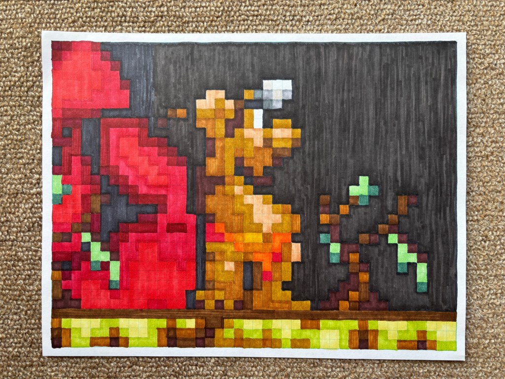 the humans pixel art