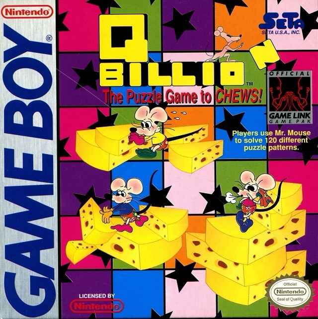 QBillion game boy mouse puzzle tile