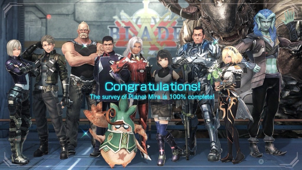 xenoblade 100% congrats