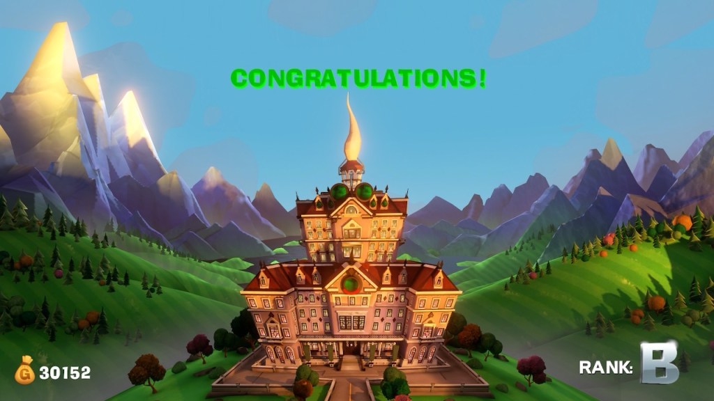 luigi's mansion congrats